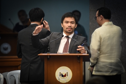 Боксера Мэнни Пакьяо выдвинули в президенты Филиппин