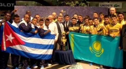 Сборная Казахстана стала двукратным чемпионом WSB